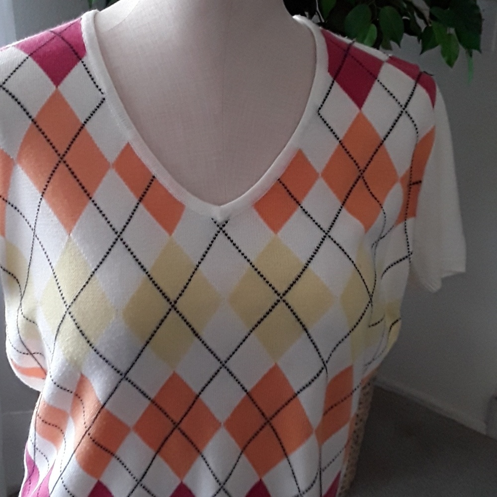 Requirements short sleeve sweater